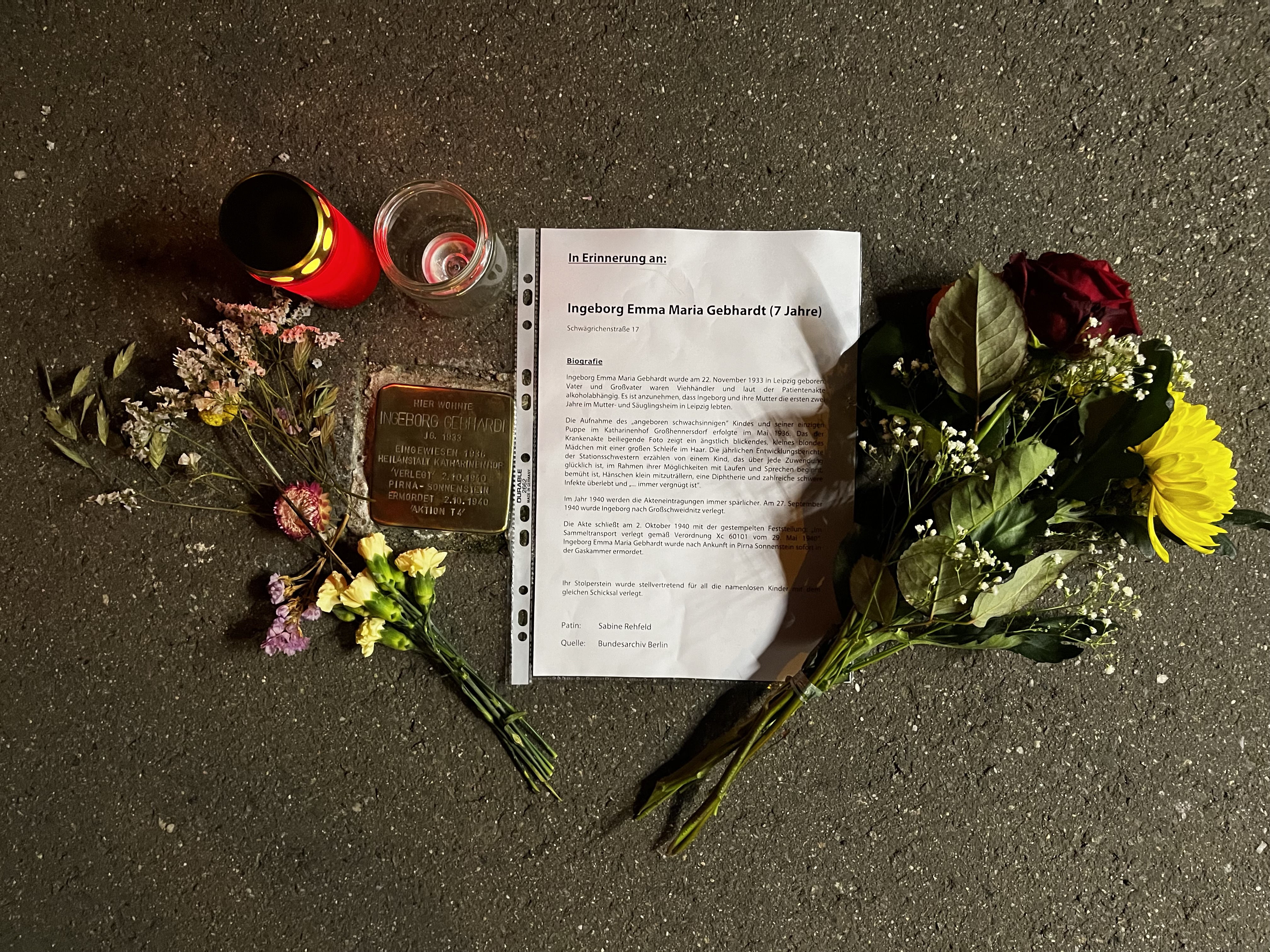 Stolperstein Putz-Partnerschaft 